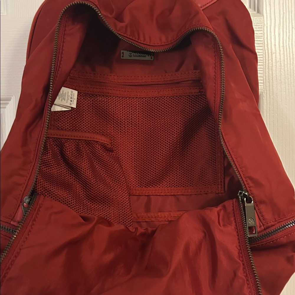 lululemon athletica Deep Red Men's Backpack - Picture 3 of 3